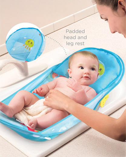 Mastela Deluxe Baby Bather-With 3 Position Recline & Padded Head Rest-0 to 6M-Turtle & Fish