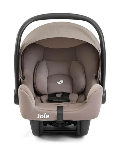 Joie Rue Baby Car Seat With Base-Rear Facing-FAA Approved-With Anti Rebound Bar to Minimise Movement During Impact-2 Years Warranty-For 1.8 to 13.6 kg-Mocha