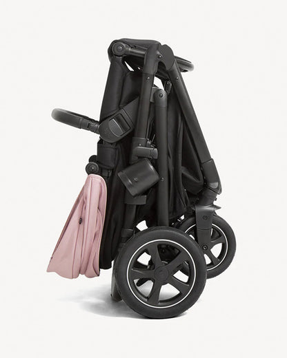 Joie Hazel Baby Stroller-Height Adjustable Seat & Parent Handle Bar-Reversible & Flat Reclining Seat-Car Seat Compatible-2 Years Warranty-For 0 to 4Y (Upto 22 kg)-Blush