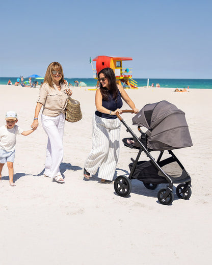 Joie Hazel Baby Stroller-Height Adjustable Seat & Parent Handle Bar-Reversible & Flat Reclining Seat-Car Seat Compatible-2 Years Warranty-For 0 to 4Y (Upto 22 kg)-Blush