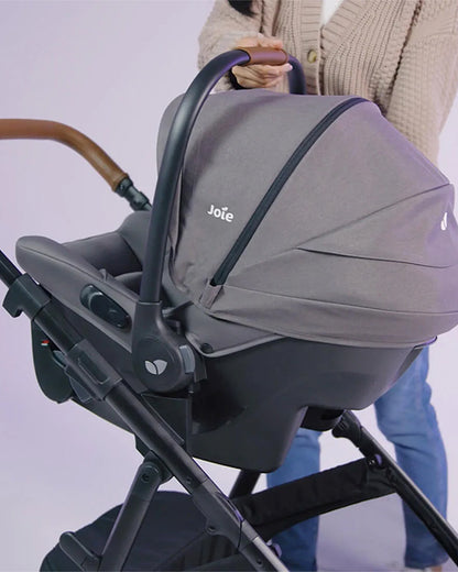 Joie Hazel Baby Stroller-Height Adjustable Seat & Parent Handle Bar-Reversible & Flat Reclining Seat-Car Seat Compatible-2 Years Warranty-For 0 to 4Y (Upto 22 kg)-Blush