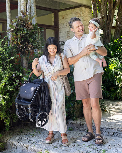 Joie Nutmeg Cabin Friendly Stroller-One Hand Fold-Near Flat Reclining Seat-Car Seat Compatible-2 Years Warranty-For 0 to 4Y (Upto 22 Kg)-Evergreen