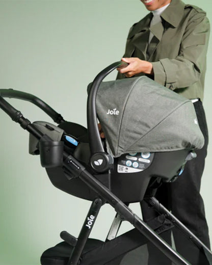 Joie Ginger LX Baby Stroller-Converts into Pramette (Carry Cot) With One Hand-Height Adjustable & Parent Handle Bar-Reversible & Flat Reclining Seat-2 Years Warranty-Pram For 0 to 4Y (Upto 22 Kg)-Mocha