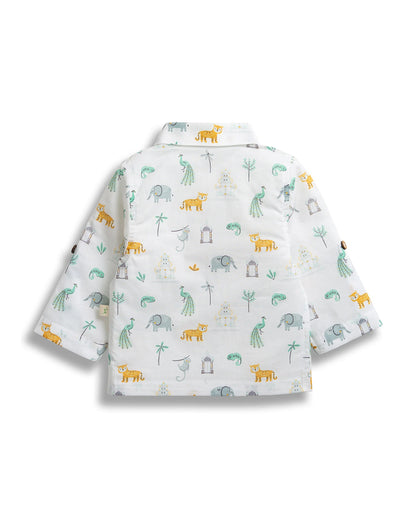 Tiny Twig White Shirt-Perfect Paradise-Organic Cotton-For Infants