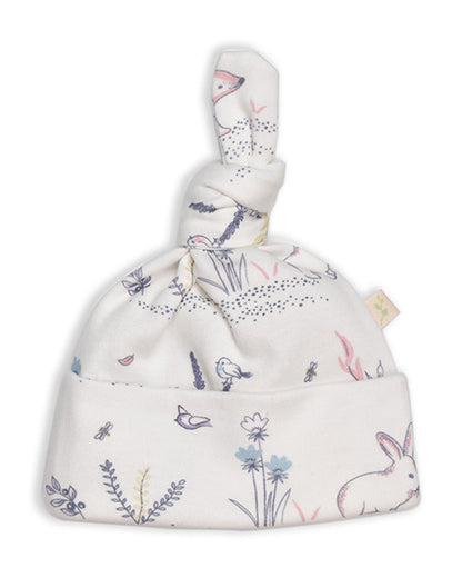 Tiny Twig Baby Sleeping Bag with Beanie-100% Organic Cotton-White-Hibernation-For Infants