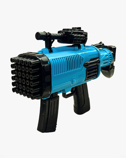 JCB Bubble Gun With Tray & Bubble Solution-Indoor Toy-Blue-36M+