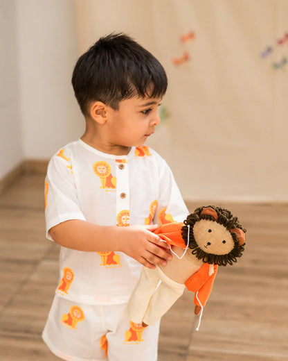 Mouse in The House T-shirt & Shorts Set-The Regal Lion-Cotton-For Infants