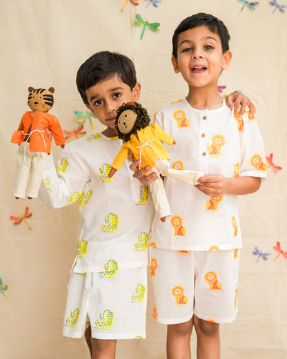 Mouse in The House T-shirt & Shorts Set-The Regal Lion-Cotton-For Infants