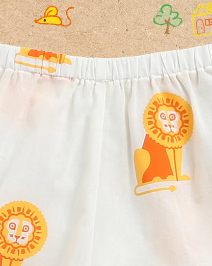 Mouse in The House T-shirt & Shorts Set-The Regal Lion-Cotton-For Infants