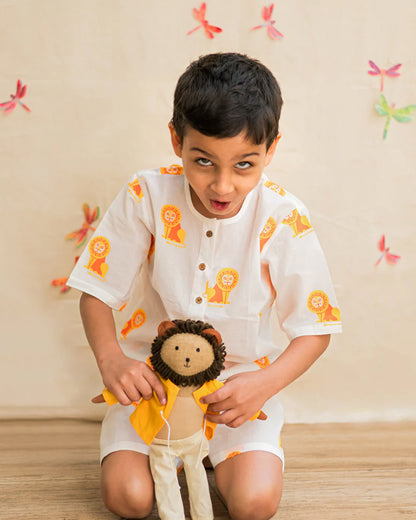 Mouse in The House T-shirt & Shorts Set-The Regal Lion-Cotton-For Infants