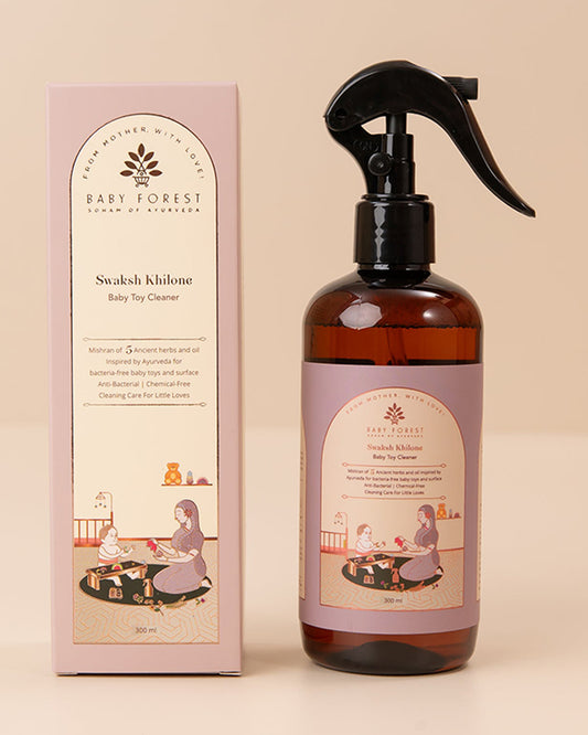 Baby Forest Swaksh Khilone Toy Cleaner-Ayurvedic Formulation-Artificial Fragrance Free & Safe For Infants
