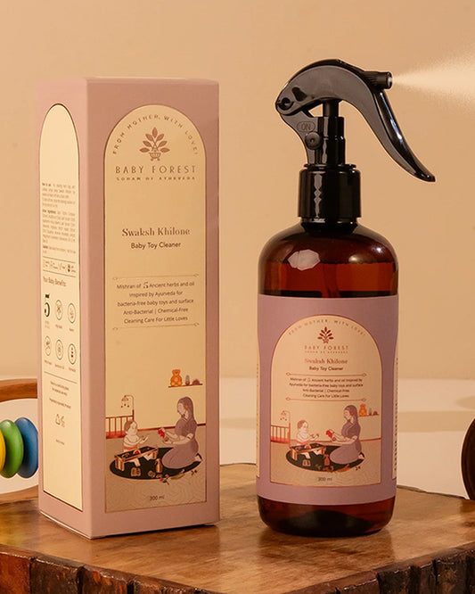 Baby Forest Swaksh Khilone Toy Cleaner-Ayurvedic Formulation-Artificial Fragrance Free & Safe For Infants