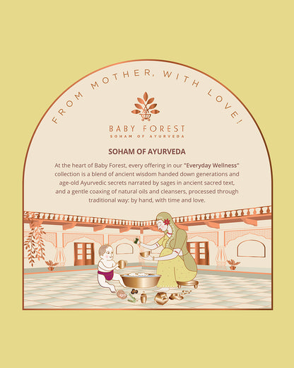 Baby Forest Mridul Patra Ayurvedic Bottle & Dish Cleaner-Sulphate & Paraben Free-Natural Plant Based-Infant Safe