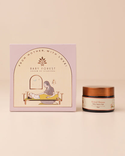 Baby Forest Komal Shwaas Cold Relief Balm-100% Natural-Plant Based Formulation-For Infants