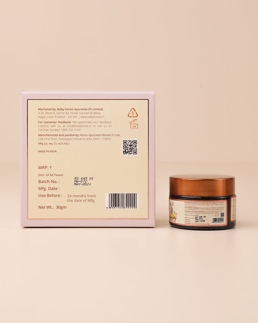 Baby Forest Komal Shwaas Cold Relief Balm-100% Natural-Plant Based Formulation-For Infants