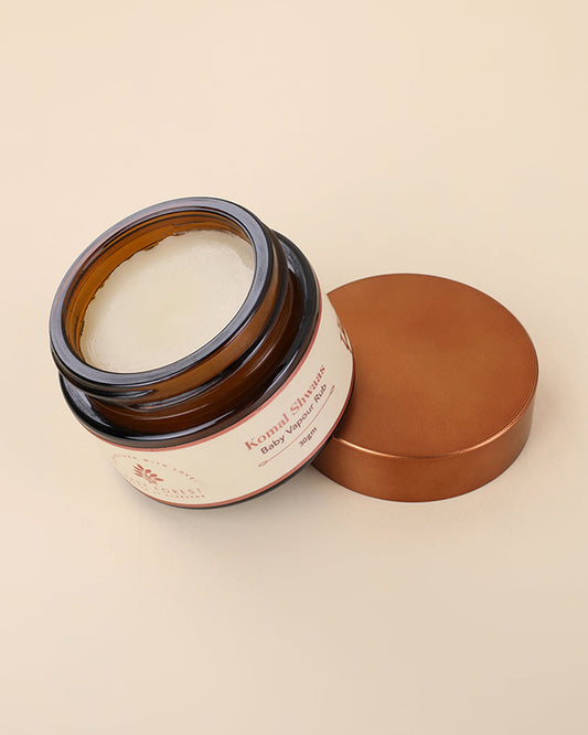 Baby Forest Komal Shwaas Cold Relief Balm-100% Natural-Plant Based Formulation-For Infants