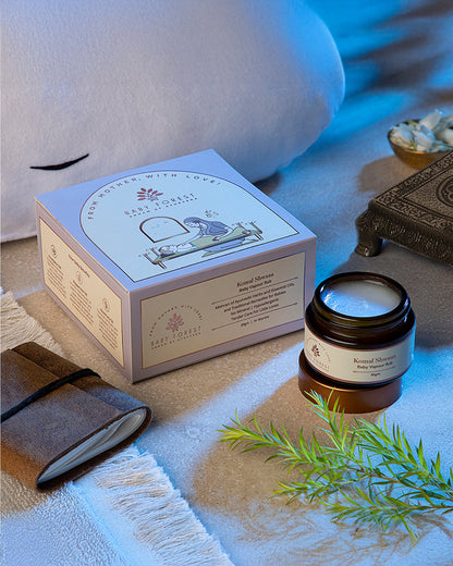 Baby Forest Komal Shwaas Cold Relief Balm-100% Natural-Plant Based Formulation-For Infants