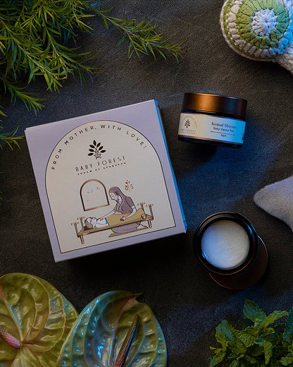 Baby Forest Komal Shwaas Cold Relief Balm-100% Natural-Plant Based Formulation-For Infants