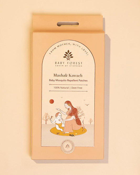 Baby Forest Mashak Kawach Mosquito Repellent Patches-Ayurvedic Formula-12 Hour Protection-For Infants