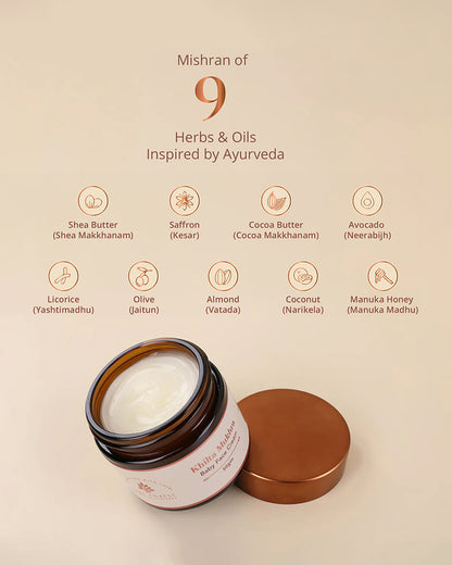Baby Forest Khilta Mukhra Baby Face Cream-With Shea Butter & Saffron-Reduces Irritation, Moisturizes & Hydrates Skin