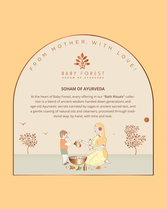 Baby Forest Maasoom Mukhra Ayurvedic Kids Face Wash-With Chamomile & Oatmeal Extract