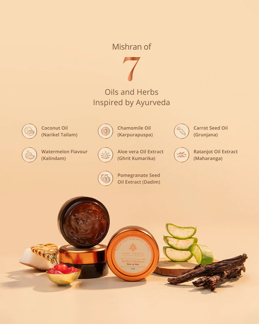 Baby Forest Madhur Muskaan Baby Lip Balm-With Chamomile & Coconut Oil-Moisturizes, Soothes & Heals Lips