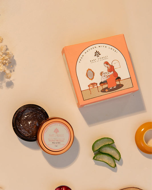 Baby Forest Madhur Muskaan Baby Lip Balm-With Chamomile & Coconut Oil-Moisturizes, Soothes & Heals Lips