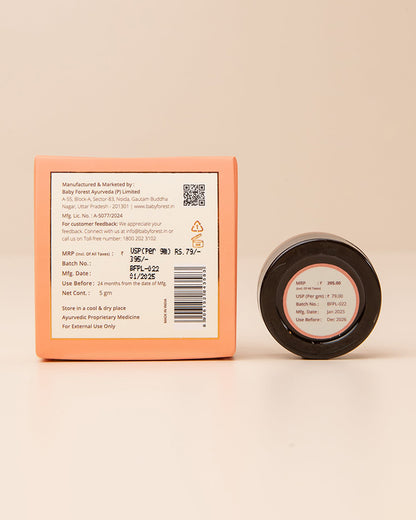 Baby Forest Madhur Muskaan Baby Lip Balm-With Chamomile & Coconut Oil-Moisturizes, Soothes & Heals Lips