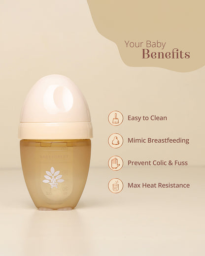 Baby Forest Laad Pyaar Feeding Bottle-Medium Flow-260 ml-6M+