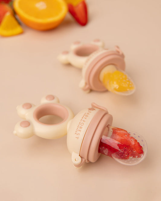 Baby Forest Fruit Pacifier-BPA Free-Snap Lock Closure-3M+