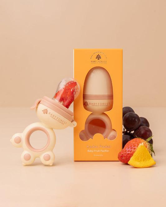 Baby Forest Fruit Pacifier-BPA Free-Snap Lock Closure-3M+