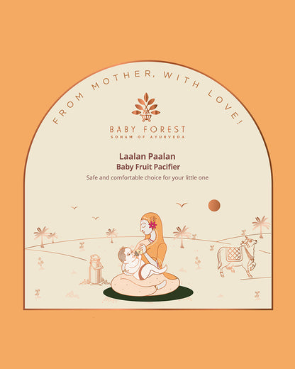 Baby Forest Fruit Pacifier-BPA Free-Snap Lock Closure-3M+