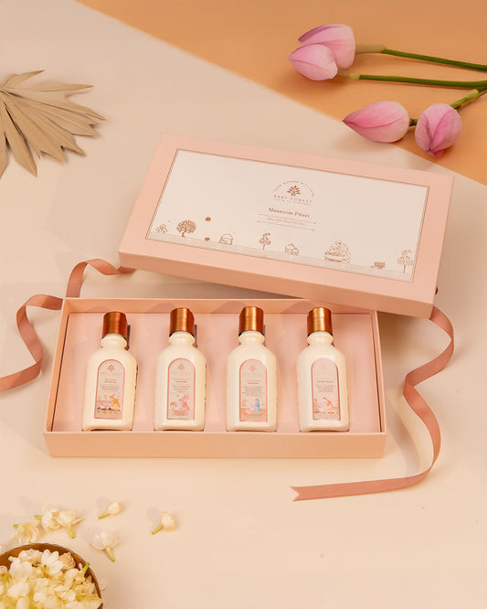Baby Forest Maasoom Pitari Baby Travel Gift Set-Pack Of 4-Bathing Set For Baby Shower