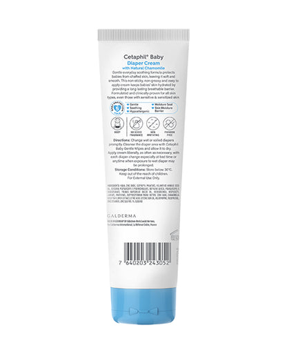 Cetaphil Baby Diaper Rash Cream-With Chamomile & Zinc Oxide