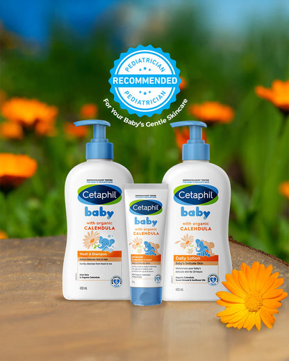 Cetaphil Advanced Protection Baby Cream-With Organic Calendula-Moisturizes, Soothes & Strengthens Skin Barrier