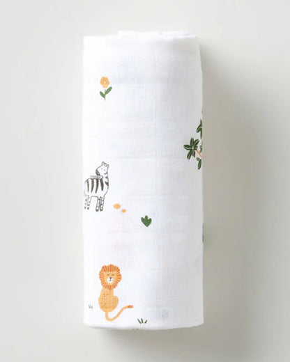 Aariro Newborn Essentials Gift Set For Baby Shower-Pack of 6-Wild Safari