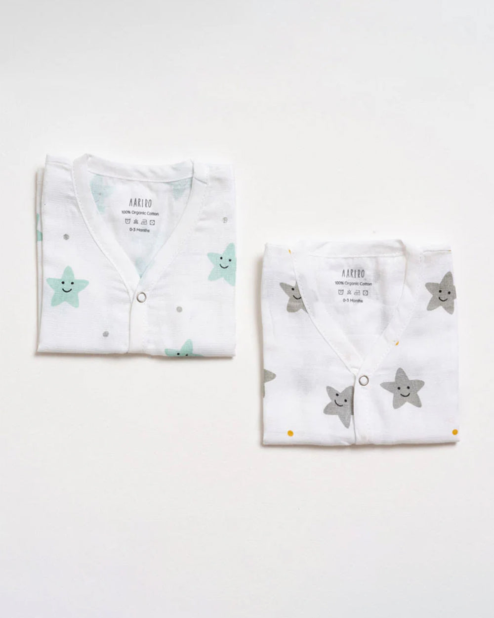 Mint Smiley Star