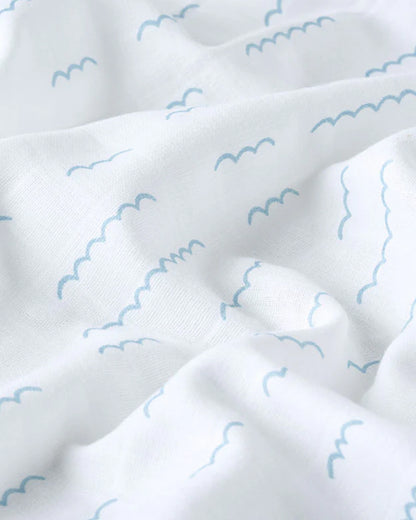 Aariro Muslin Swaddle-Under the Sea-Pack of 3-Organic Cotton-Infant Wraps