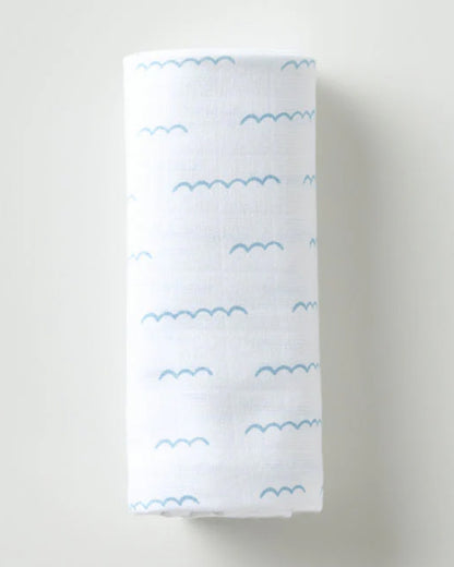 Aariro Muslin Swaddle-Under the Sea-Pack of 3-Organic Cotton-Infant Wraps