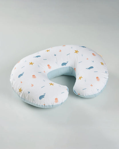 Aariro Nursing Pillow-Organic Cotton-Under the Sea-For Nursing