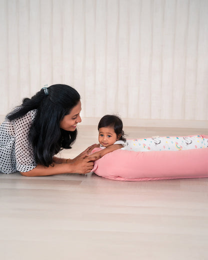 Aariro Cozy Nest-Baby Gadda Set-Under the Sea-Organic Cotton-Newborn Bed-0-8M