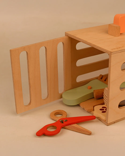 Playbox Pet Grooming Set-Pretend & Play Toy-Include 11 Pieces-Enhances Creativity-12M+