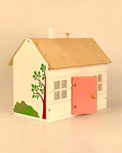 Playbox Pop’s Pool Side Villa-Doll House-Includes 8 Pieces-Enhances Imagination-36M+