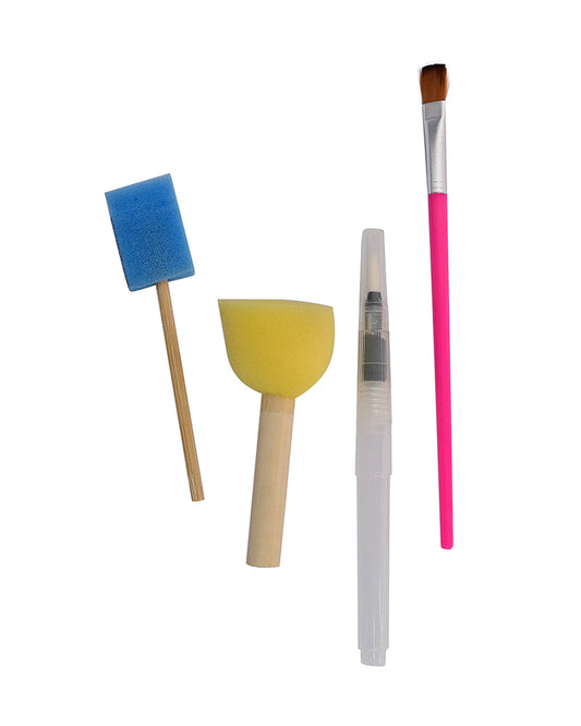 Playbox Wooden Dino Set-Art & Craft Kit-Include 5 Paint Colors-Enhances Fine Motor Skills-12M+