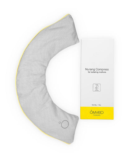Omved Therapies Nursing Breast Compress-For Engorged Breasts & Clogged Ducts-Improves Milk Flow-Hot & Cold Therapy-For Lactating Mothers