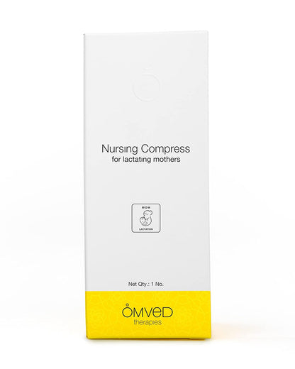 Omved Therapies Nursing Breast Compress-For Engorged Breasts & Clogged Ducts-Improves Milk Flow-Hot & Cold Therapy-For Lactating Mothers