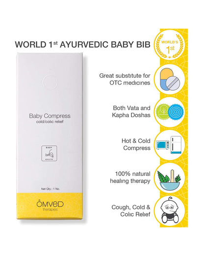 Omved Therapies Baby Compress-Colic Relief-100% Natural-Reusable-For Infants
