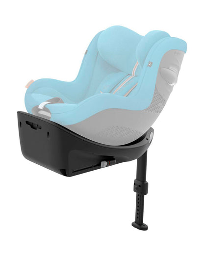 Cybex Base G ISOFIX Car Seat Base-With Smart One Step Car Seat Removal-Rear Facing Lock for Cloud G-Extra Stable Load Leg-2 Years Warranty-Black