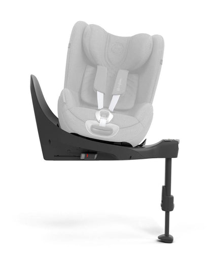 Cybex Base T ISOFIX Car Seat Base-Rear Facing Lock for Cloud T-Extra Stable Load Leg-2 Years Warranty-Black