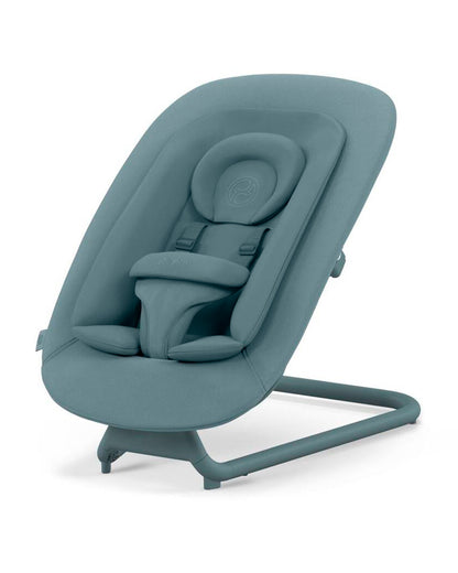 Cybex Lemo Baby Bouncer-Reclinable Seat-5 Point Harness-2 Years Warranty-For 0 to 3Y (Upto 15 Kg)-Stone Blue